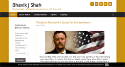 Desktop Screenshot of bhavikjshah.com